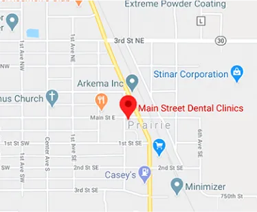 Map of Blooming Prairie Office location