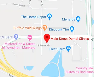 Map of Mankato Office location