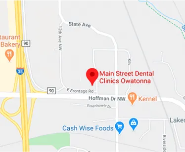 Map of Owatonna Office location