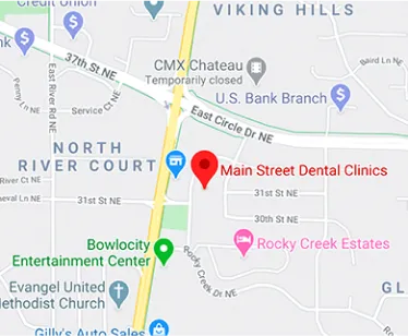 Map of Rochester Office location